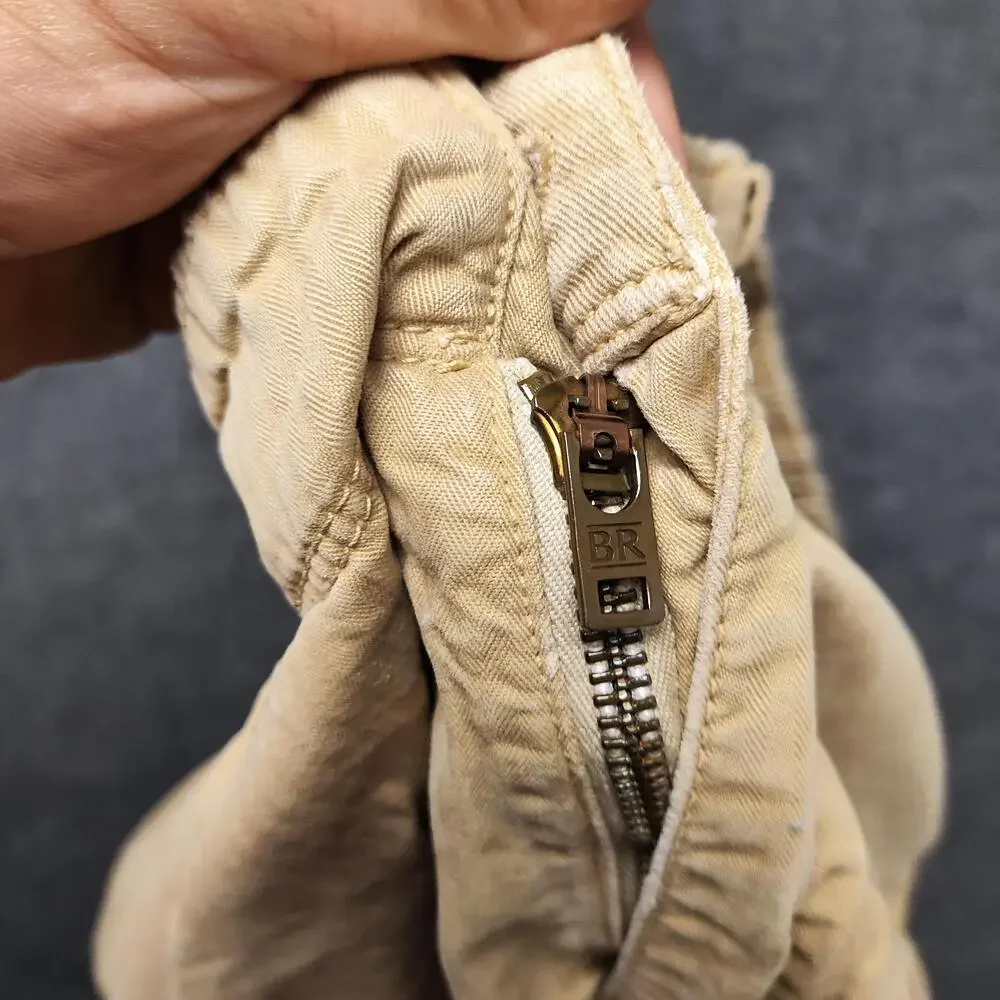 Banana Republic Shorts Mens 32 Beige Cargo Cotton Canvas Relaxed Fit Pockets